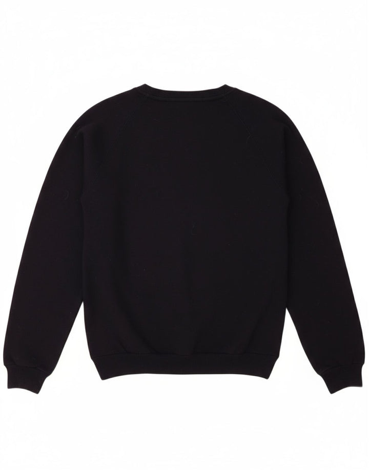 KARTEL Womens V-Neck Jumper Sweater UK 14 Large Navy Blue Wool