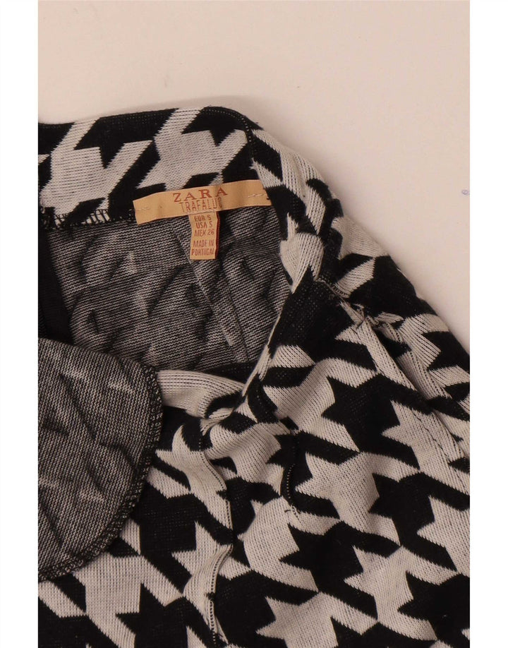 Zara Trafaluc Casual Shorts til kvinder, Små W26, sorte hundestød