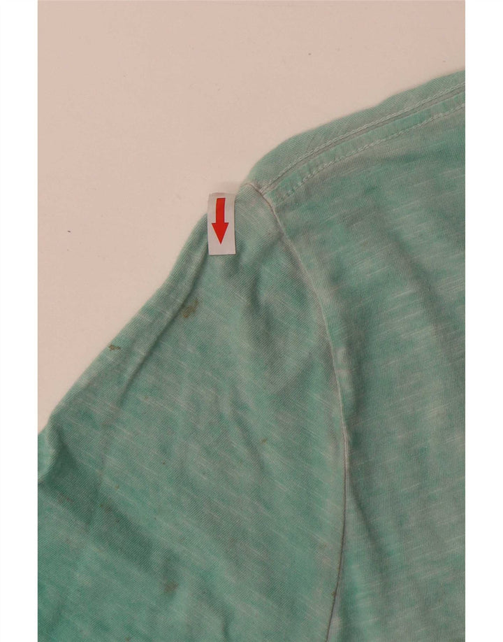 Superdry Grafisk T-shirt til mænd, mellemgrøn bomuld