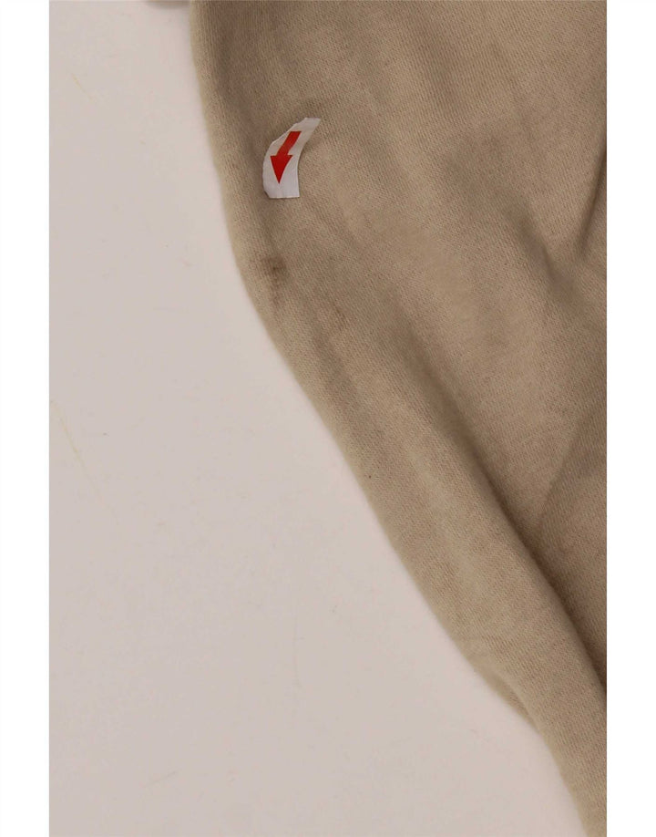 Nike Sweatshirt til mænd, stor beige bomuld