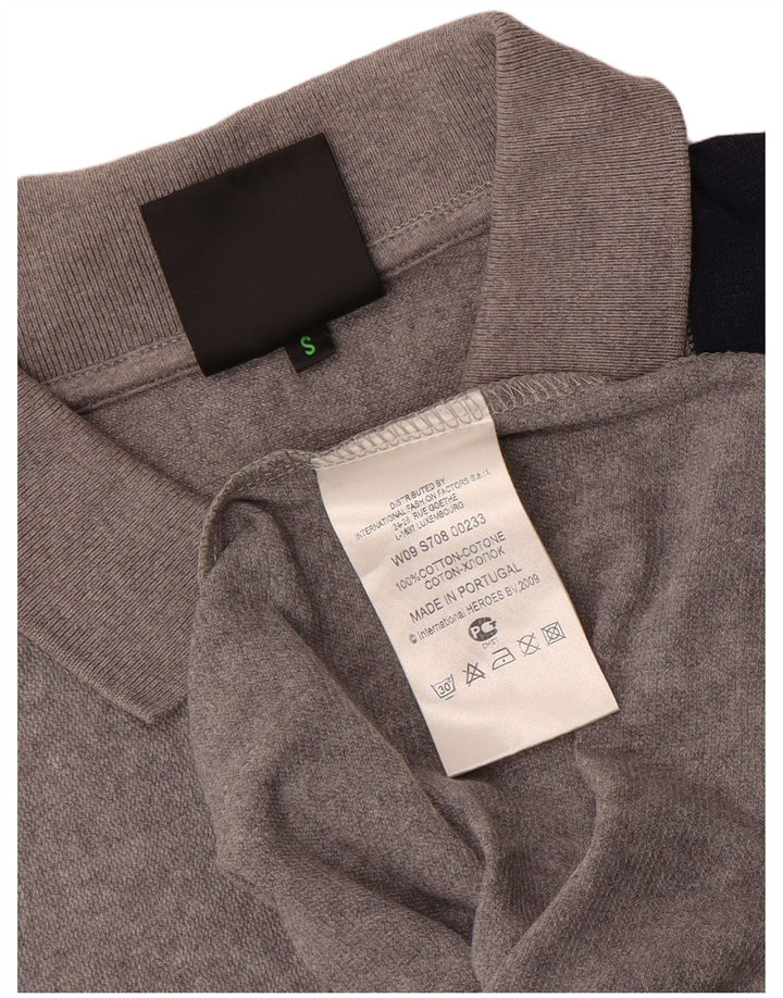 Bikkembergs Herre Polo Shirt Lille Grå Colourblock Bomuld