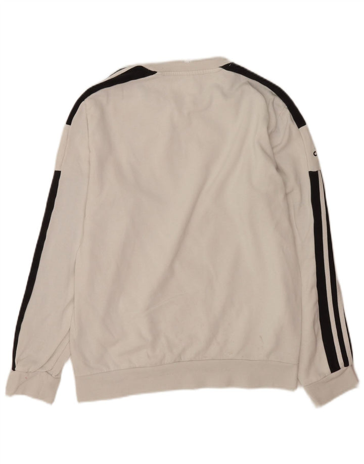 Adidas Herre sweatshirt Jumper Medium Hvid Bomuld