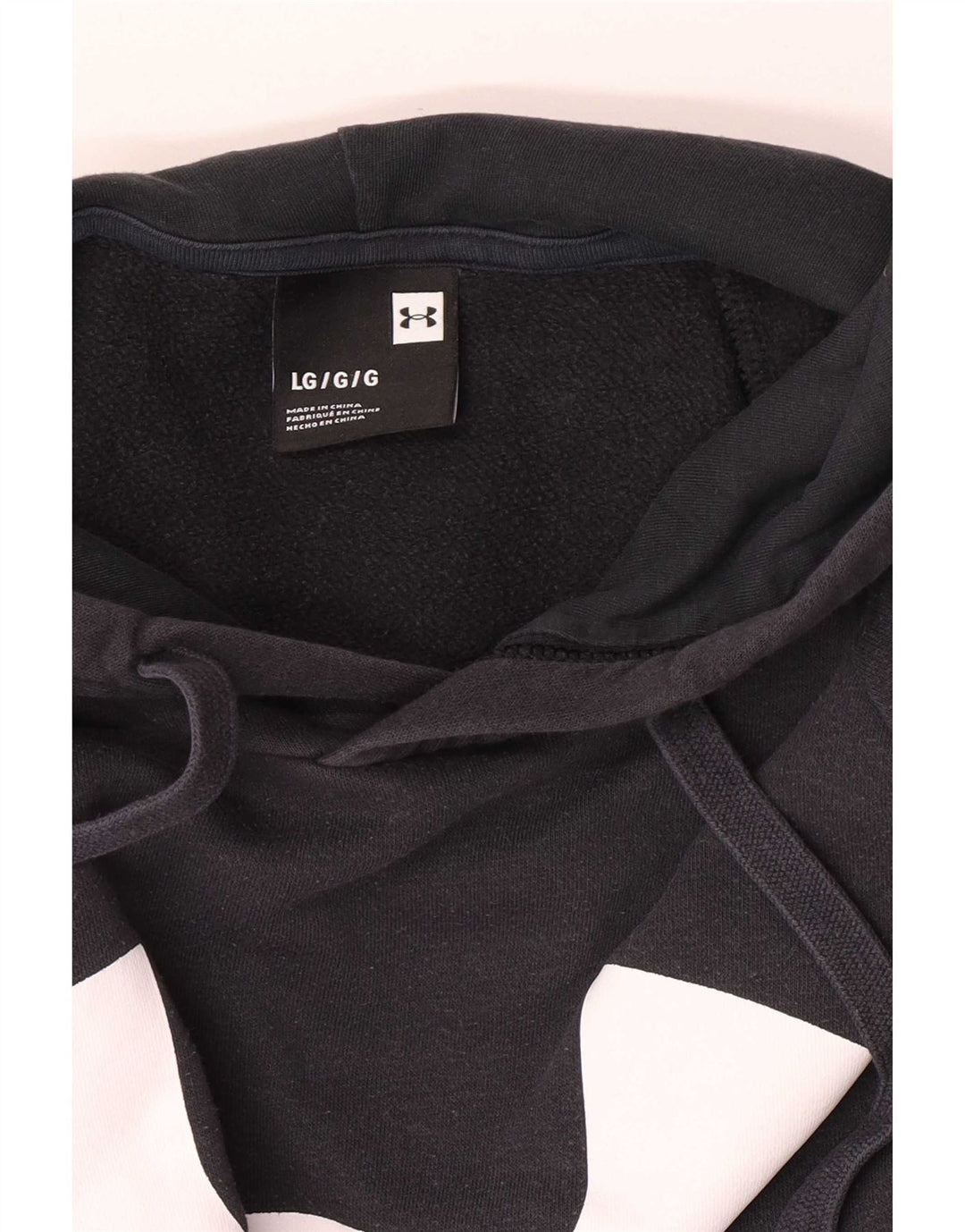 Under Armour Herre Grafisk Regular Fit Hoodie Jumper Large Sort