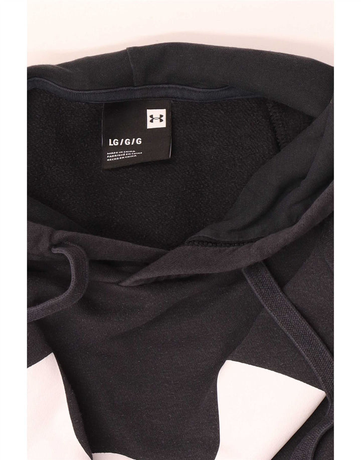 Under Armour Herre Grafisk Regular Fit Hoodie Jumper Large Sort