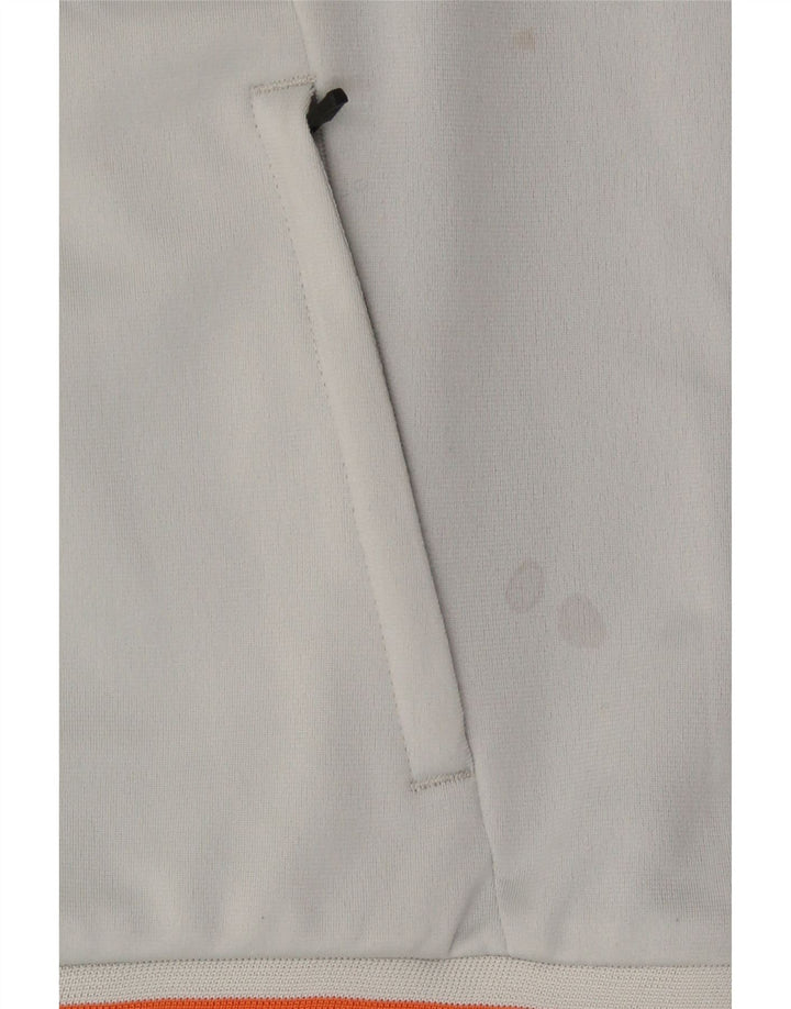 ASICS Womens Tracksuit Top Jacket UK 16 Large White Colourblock Polyester Vintage Asics and Second-Hand Asics from Messina Hembry 