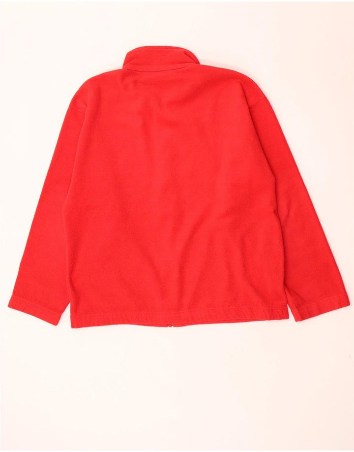 Sergio Tacchini Herre Fleecejakke UK 40 Stor Rød Polyester