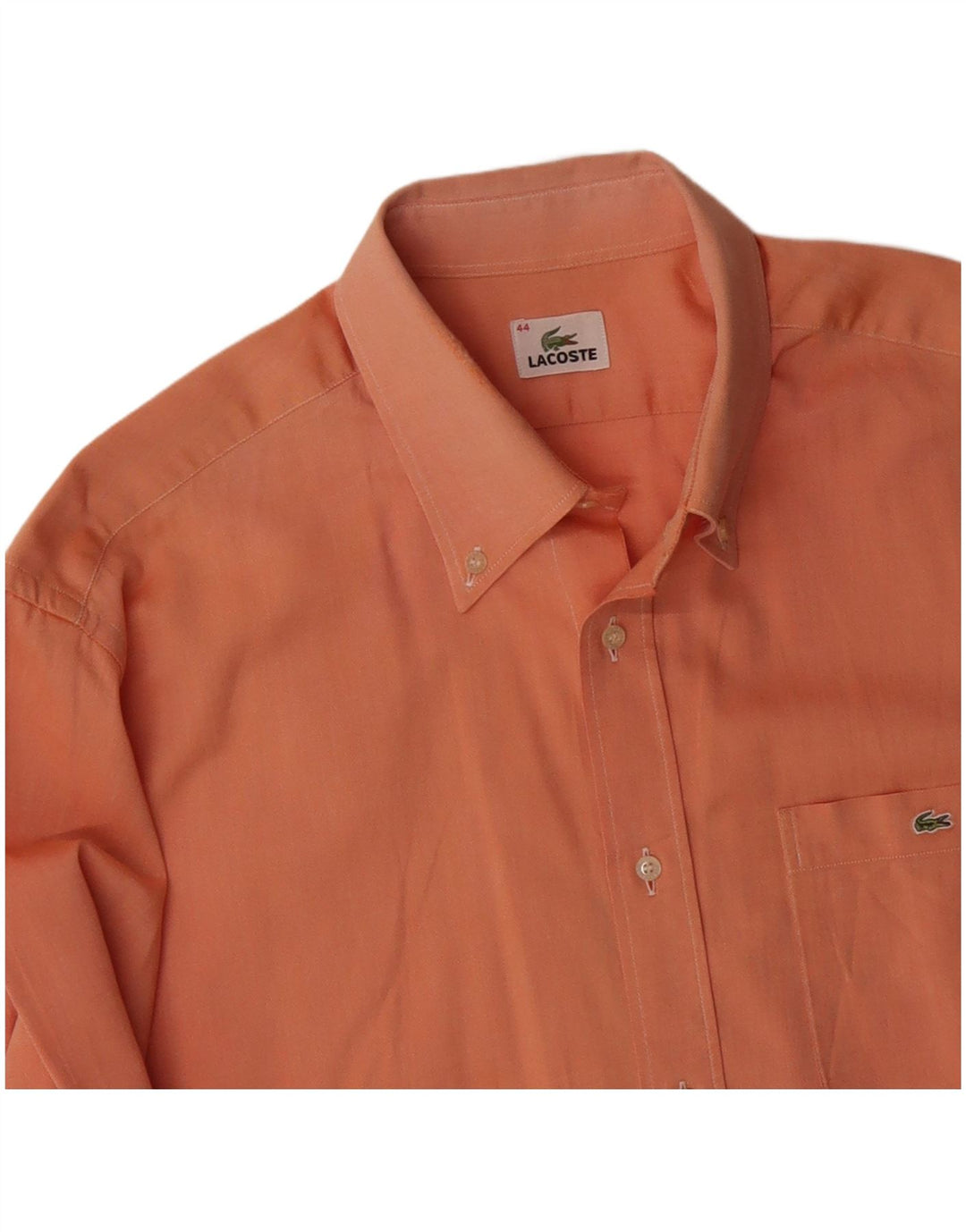 LACOSTE Herreskjorte str. 44 XL Orange Bomuld