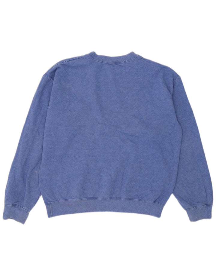 Topshop Dame Sweatshirt Jumper UK 12 Medium Blue