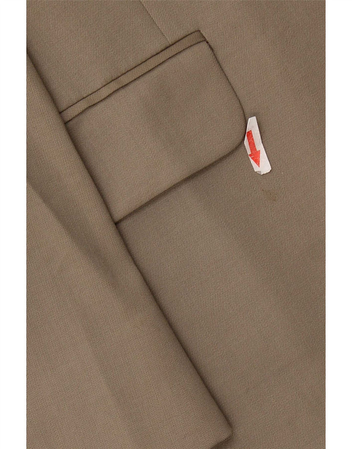 Pierre Cardin Dame 3 Button Blazer Jacket UK 40 Large Beige New Wool