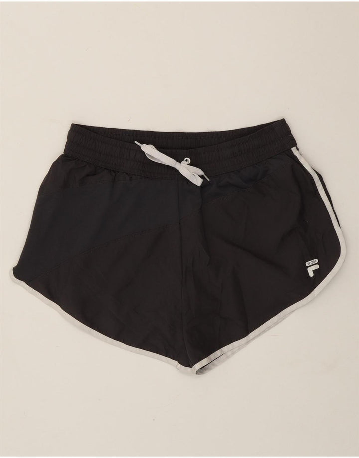 Fila Sportsshorts til kvinder UK 14 Medium Sort Polyester