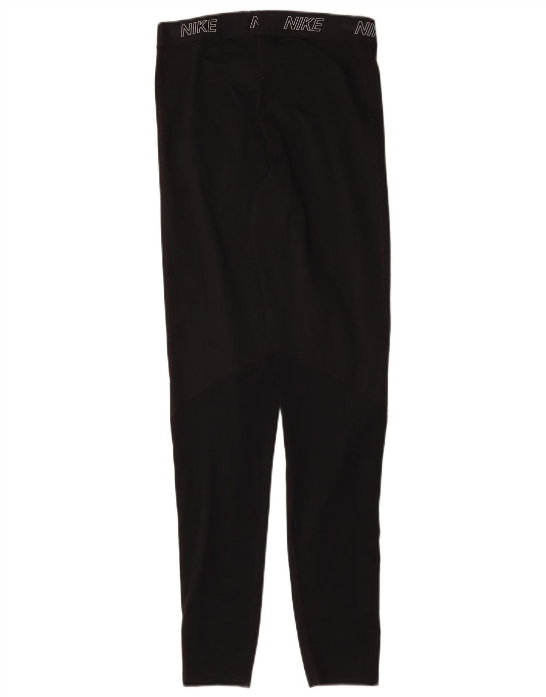 Nike Dame Grafiske Leggings UK 12 Medium Sort Polyester
