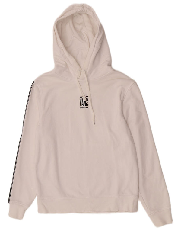 Vans Grafisk hættetrøje til mænd Small White Colourblock Bomuld