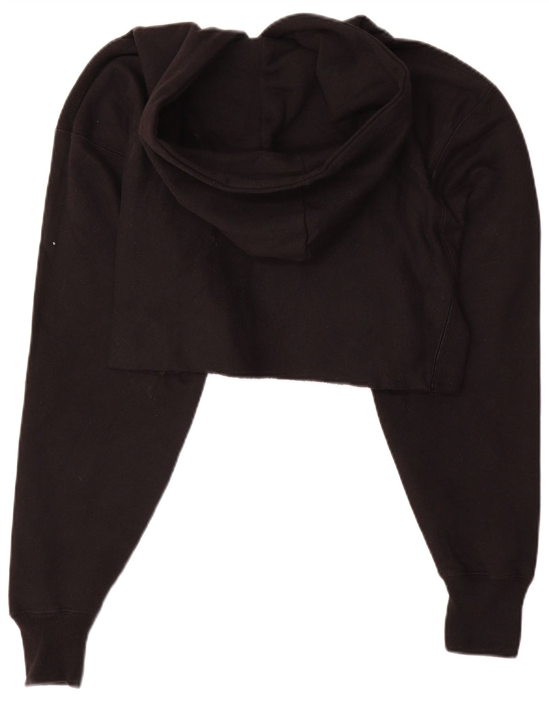 CHAMPION Womens Reverse Weave Oversized hættetrøje Jumper UK 10 Small Black