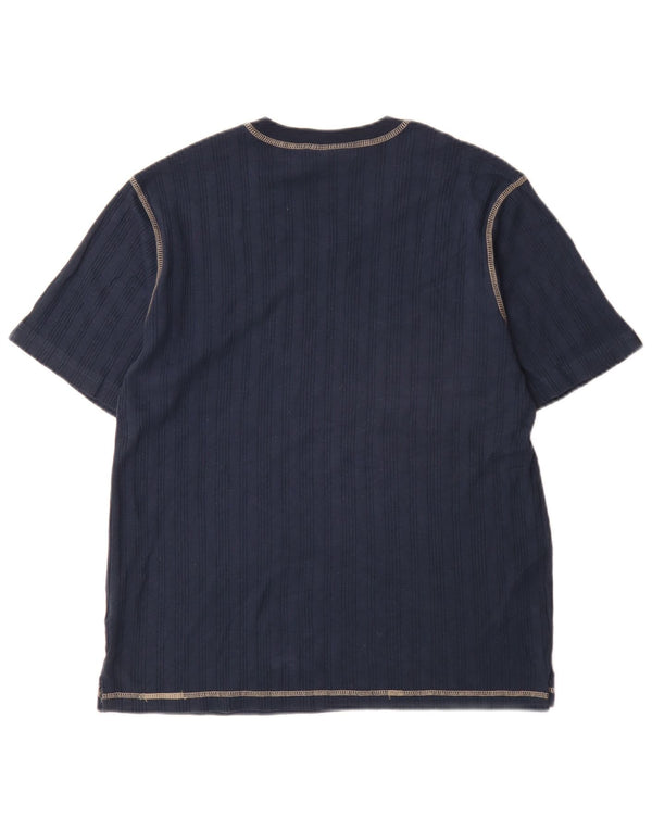 Tommy Hilfiger Herre T-Shirt Top Medium Marineblå Bomuld