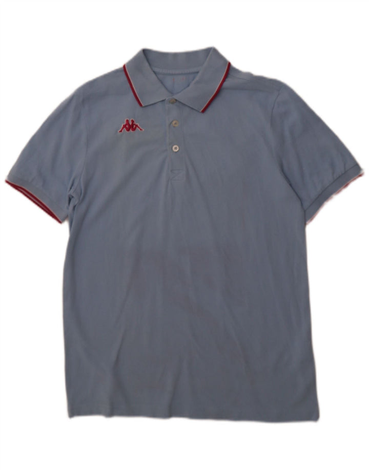 KAPPA Mens Polo Shirt Small Blue Cotton