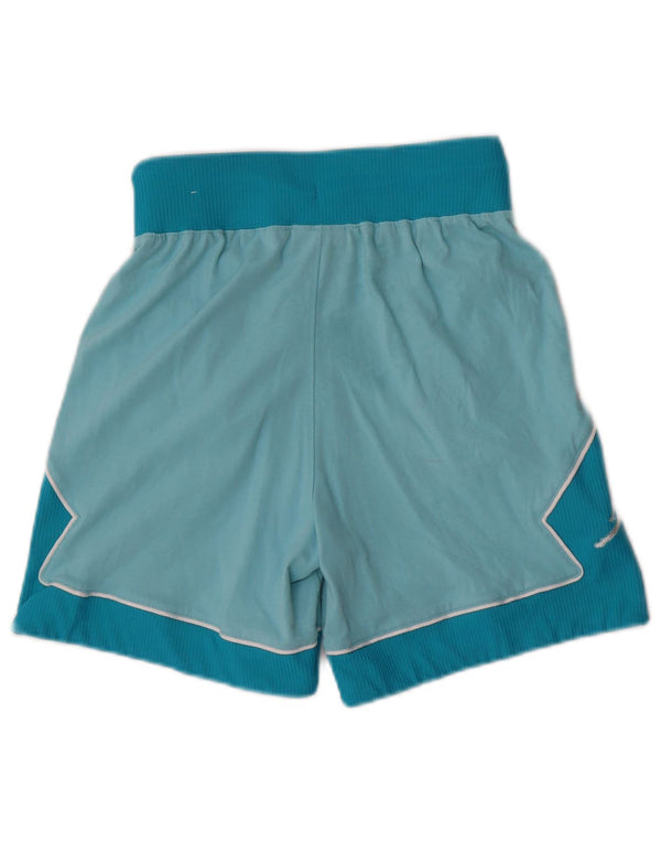 Jordan Dame Loose Fit Sports Shorts UK 6 XS Blå Colourblock Bomuld