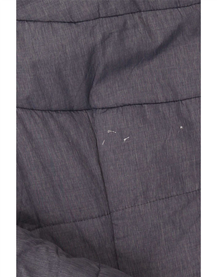 Superdry Polstret hættejakke til kvinder UK 14 Medium Blue Nylon