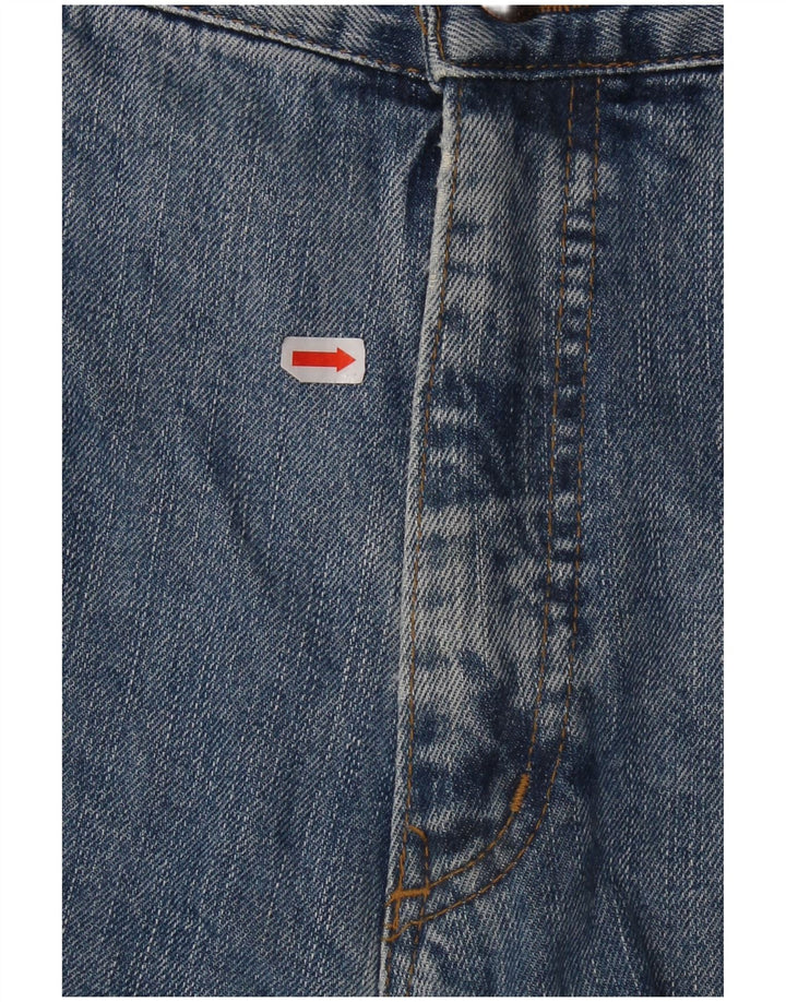 WRANGLER Herre Ohio Straight Jeans W38 L34 Blå Bomuld