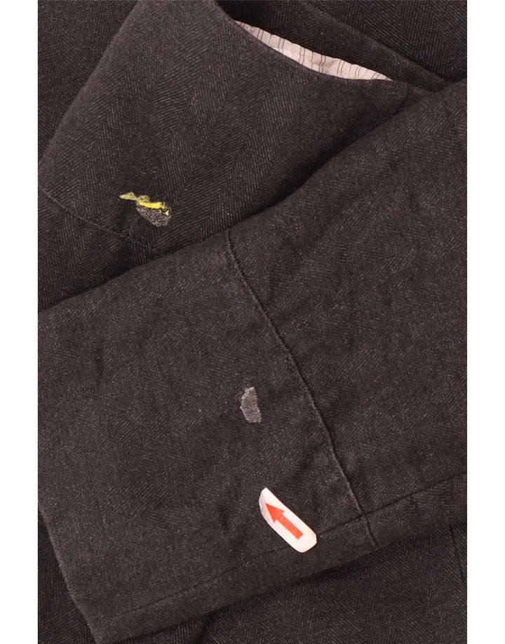 Zara Herre Military Jacket EU 54 XL Grå