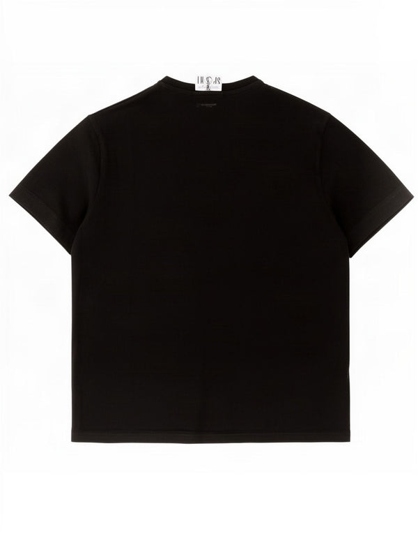 Bikkembergs Dame T-Shirt Top UK 14 Medium Sort