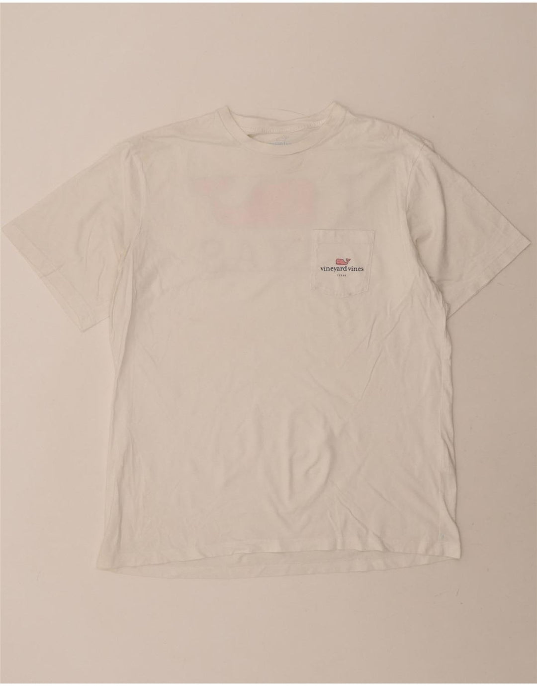 VINEYARD VINES Mens T-Shirt Top Large White Cotton Vintage Vineyard Vines and Second-Hand Vineyard Vines from Messina Hembry 