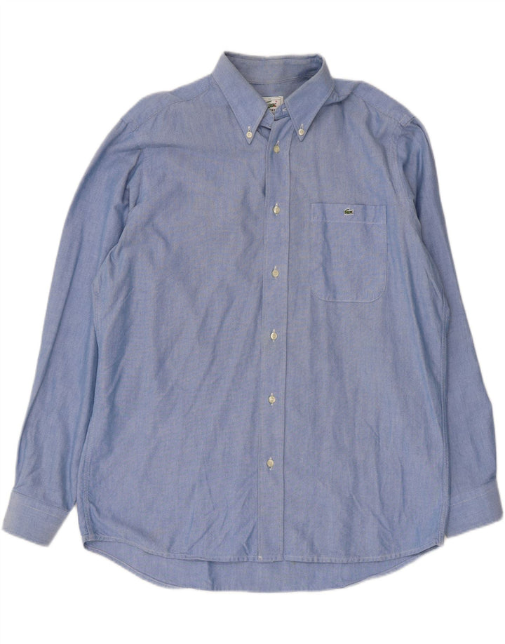 Lacoste Herreskjorte str. 40 Medium Blue Cotton