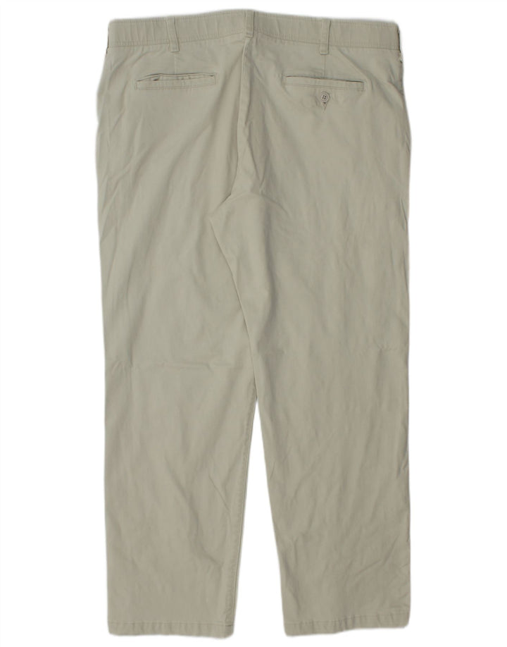Lee Mens Extreme Motion Straight Chino Bukser W40 L28 Beige Bomuld