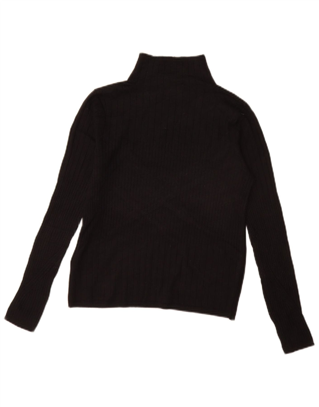 MARKS & SPENCER Dame Turtle Neck Sweater UK 10 Small Black