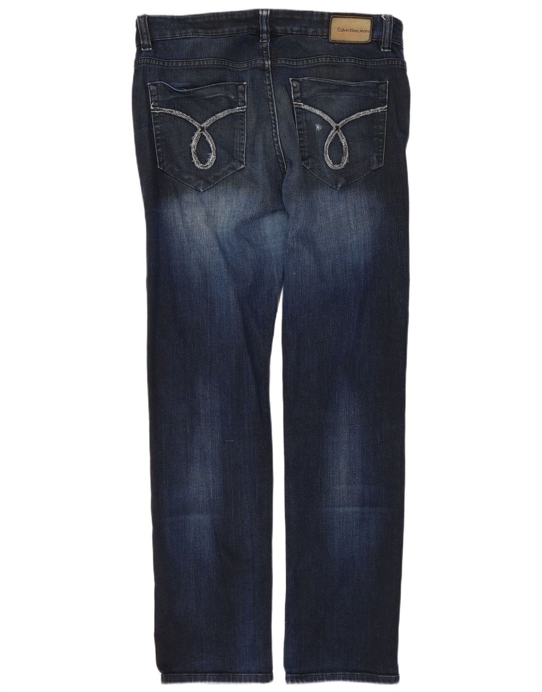CALVIN KLEIN Dame Skinny Jeans W32 L30 Marineblå