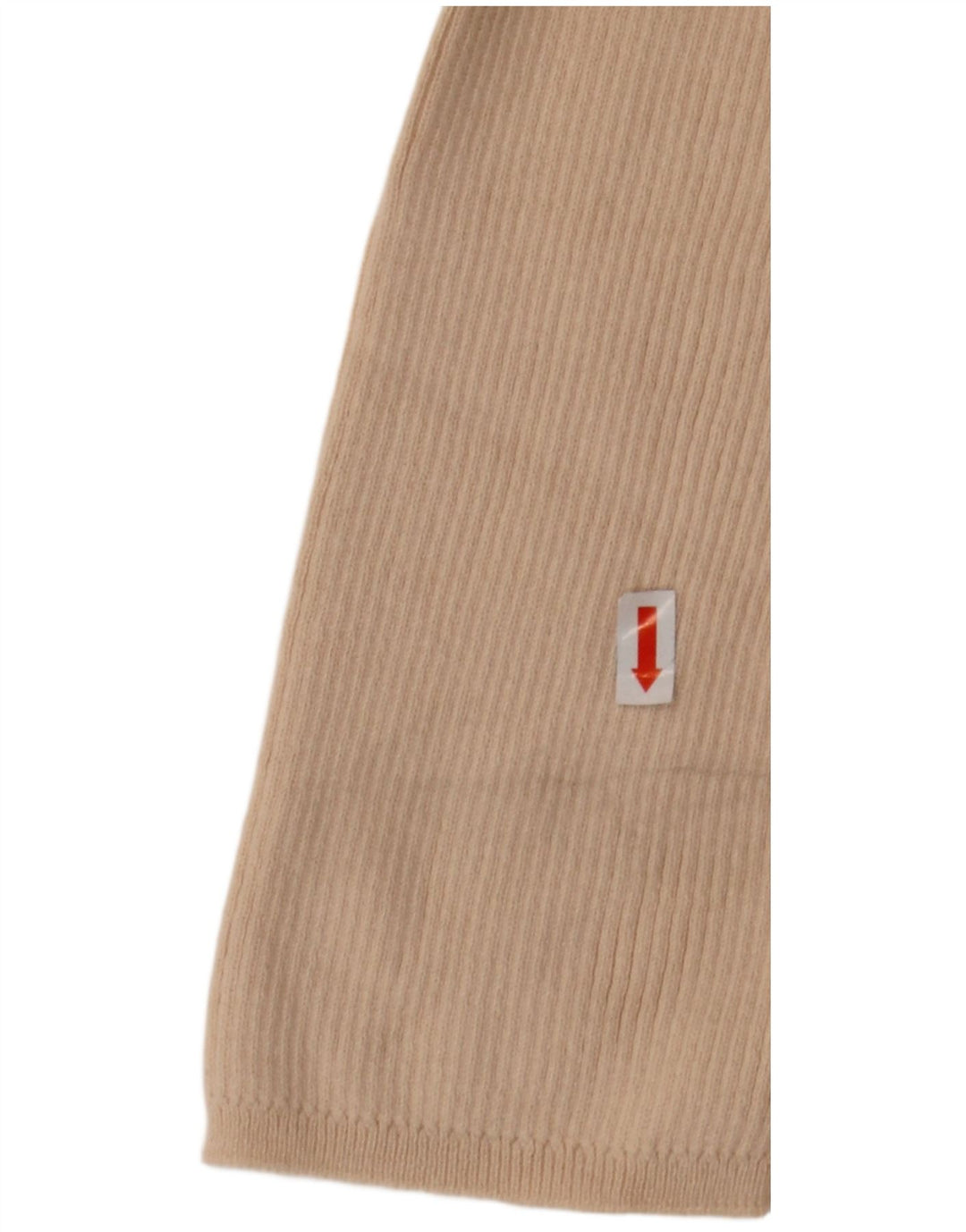 RALPH LAUREN Dame 3/4-ærmet V-hals sweater UK 14 Large Beige