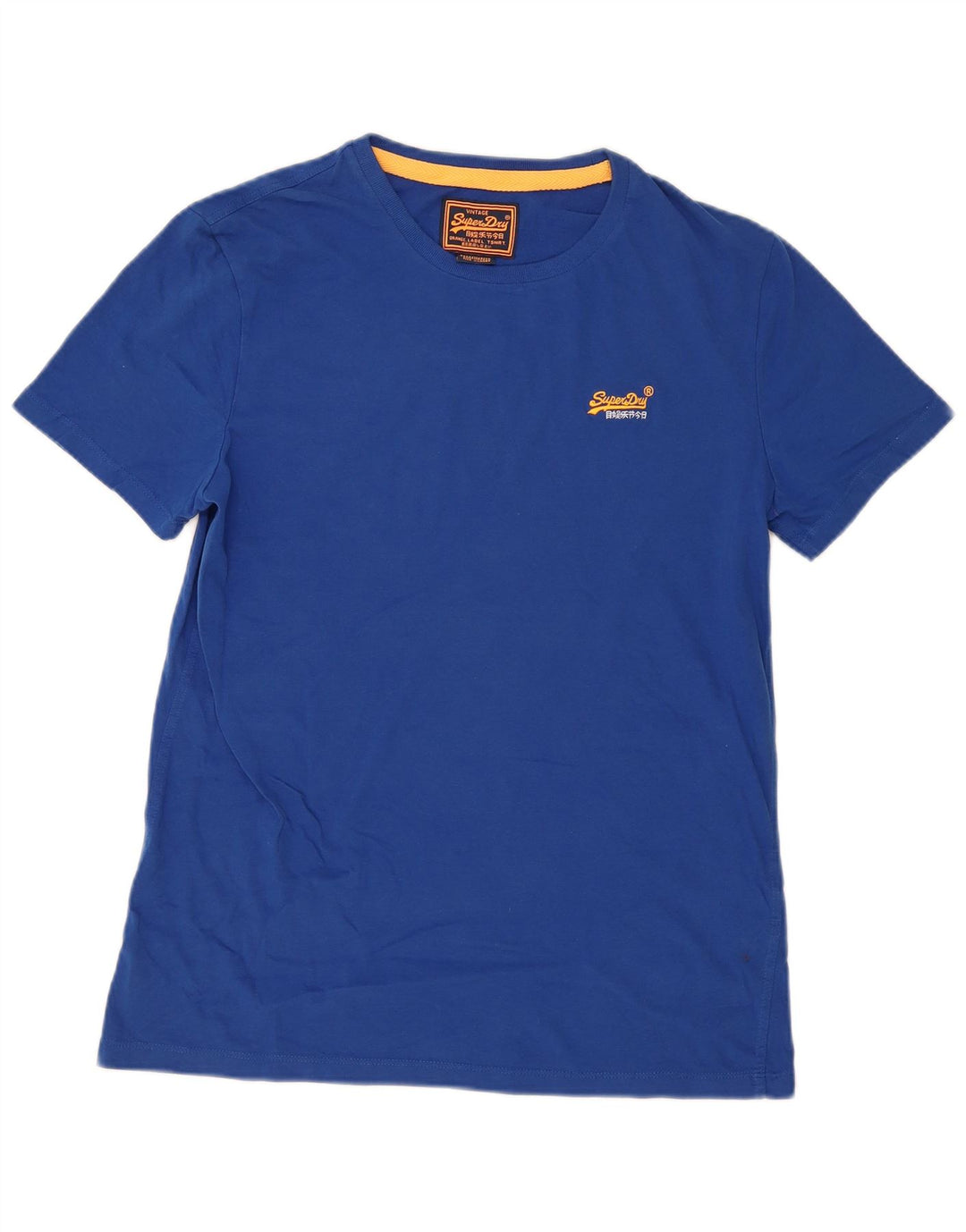 Superdry T-shirt top til mænd XL blå bomuld