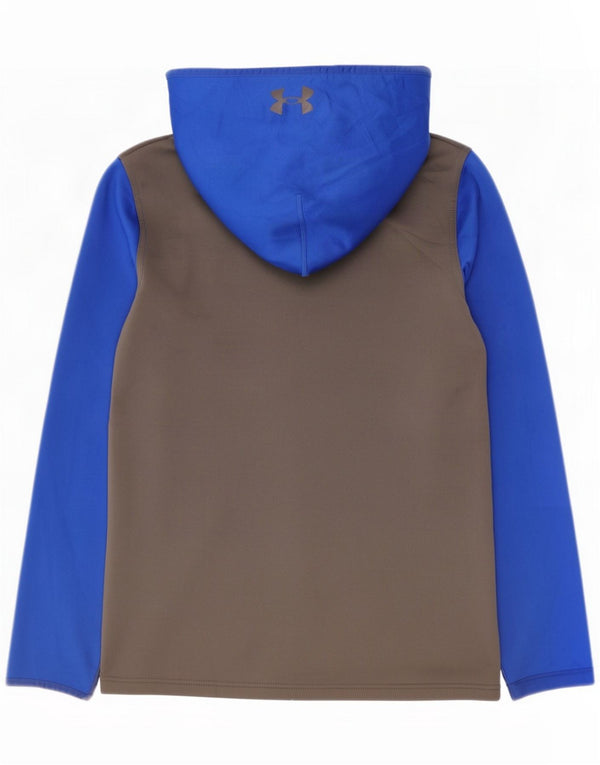 Under Armour Girls Cold Gear Hættetrøje med lynlås 13-14 år XL Blå