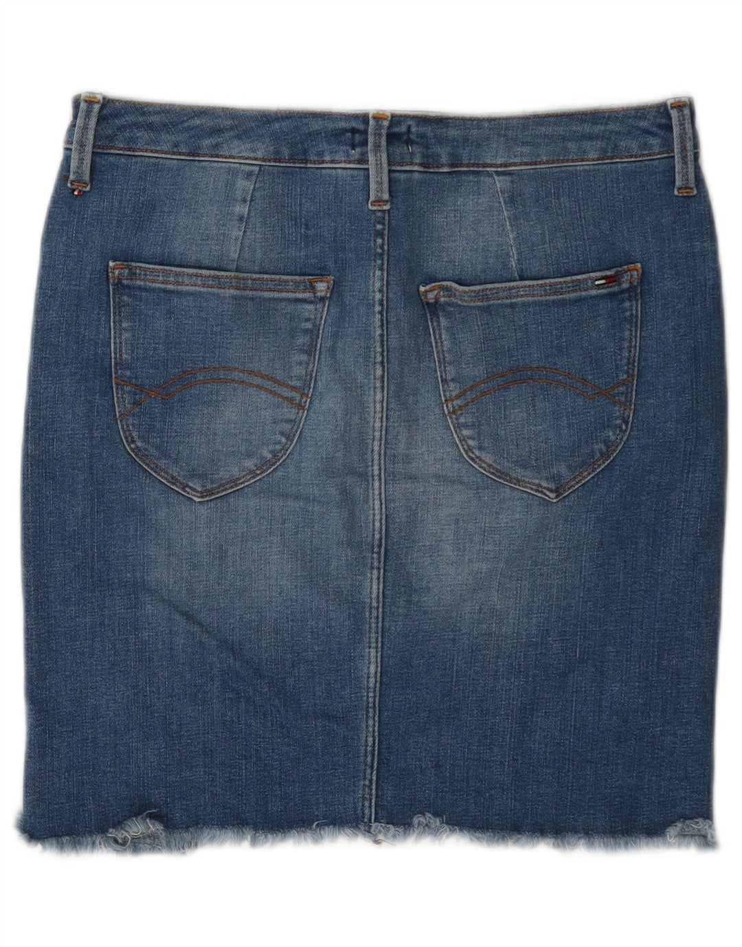 Tommy Hilfiger Dame Mini Denim Nederdel Medium W28 Blå Bomuld