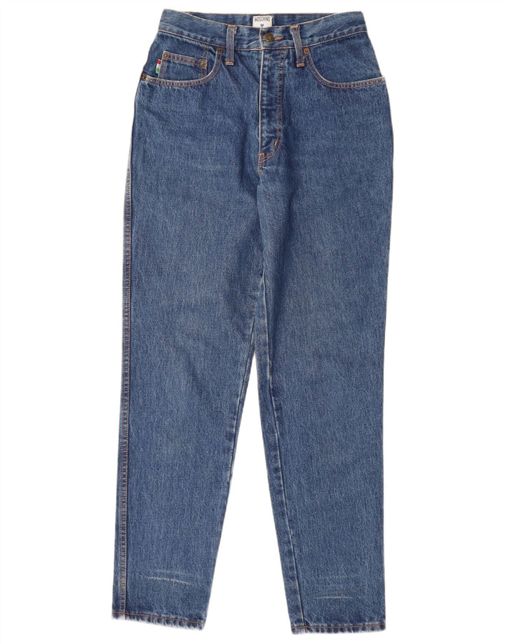 Moschino koniske jeans til kvinder W28 L30 Blå