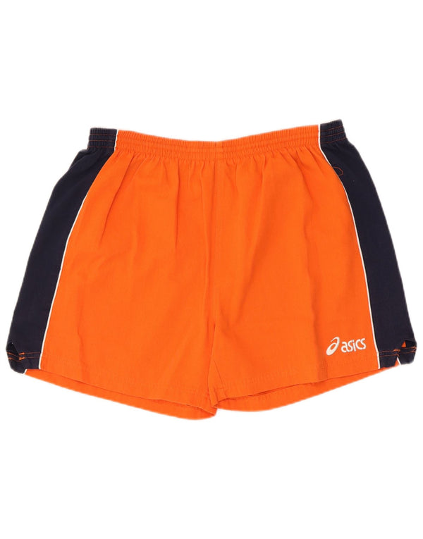 Asics Sportsshorts til mænd Large Orange Colourblock Polyester