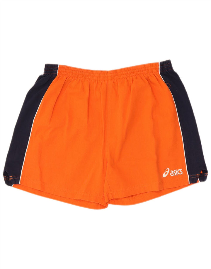 Asics Sportsshorts til mænd Large Orange Colourblock Polyester