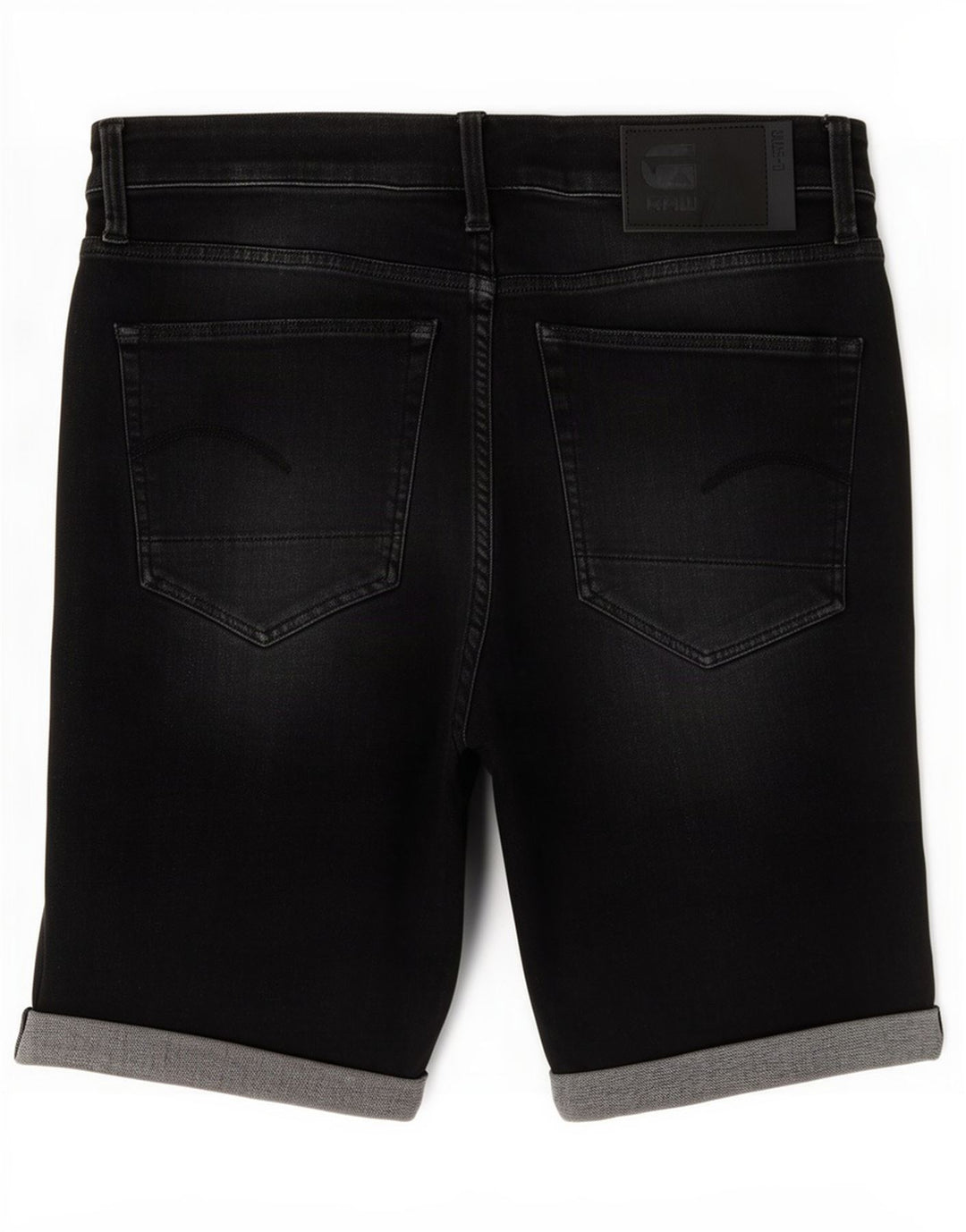G-Star Herre 3301 Slim Denim Shorts W34 Stor Grå Bomuld