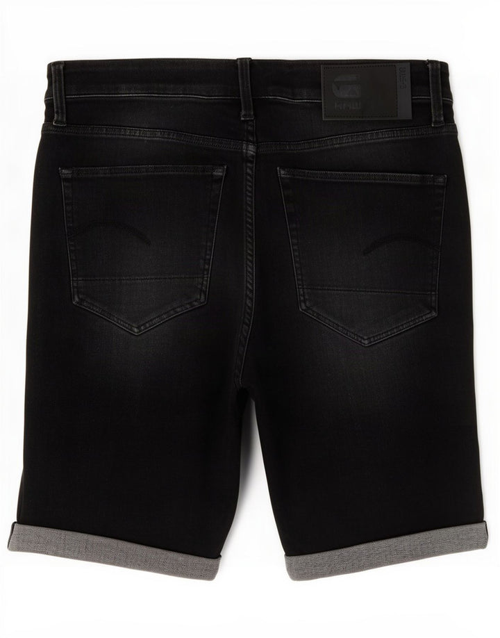 G-Star Herre 3301 Slim Denim Shorts W34 Stor Grå Bomuld