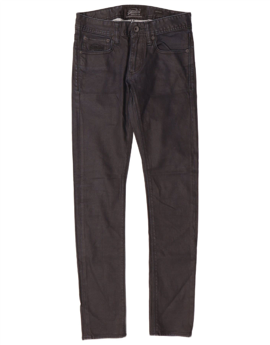 Superdry Skinny Jeans til kvinder W28 L32 Sort bomuld Classic