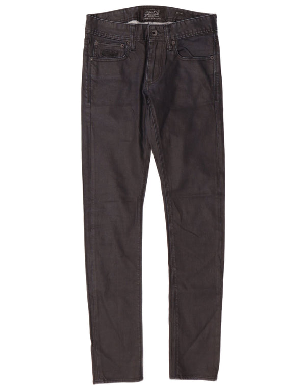 Superdry Skinny Jeans til kvinder W28 L32 Sort bomuld Classic