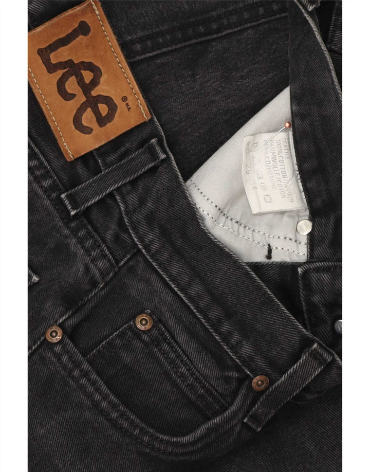 Lee Lige Jeans til kvinder W29 L34 Sort Bomuld