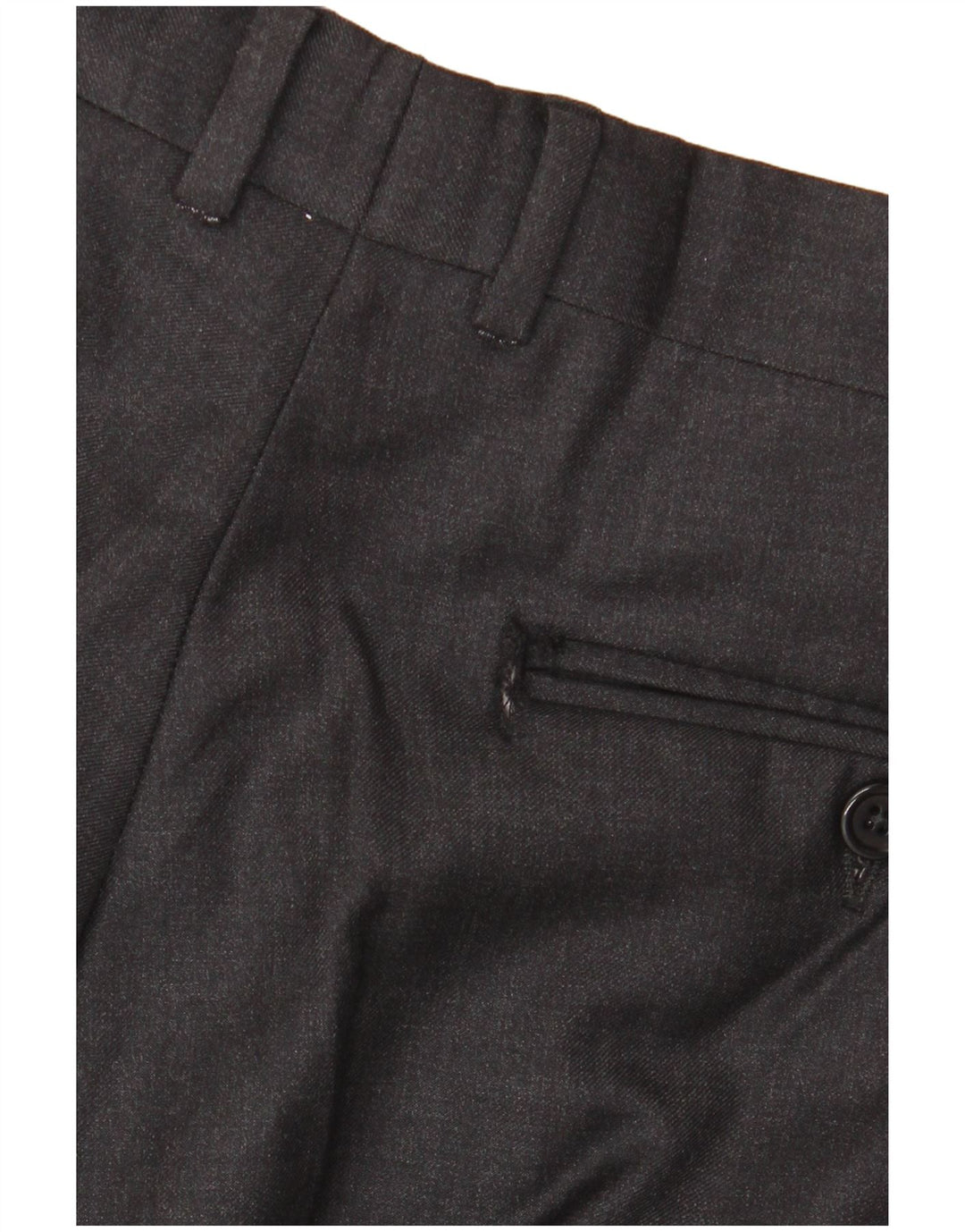 AQUASCUTUM Herre 2-knap 2-delt jakkesæt UK 40 Large W34 L32 Grå Uld