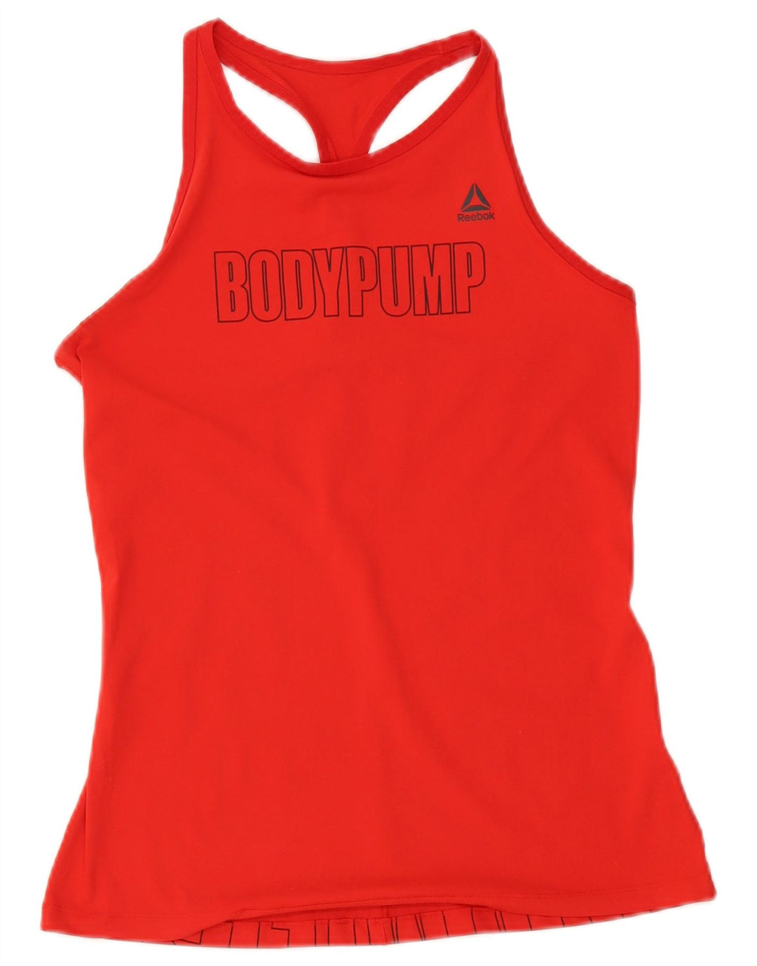 Reebok Womens Bodypump Grafisk Vest Top UK 12/14 Medium Rød Polyester