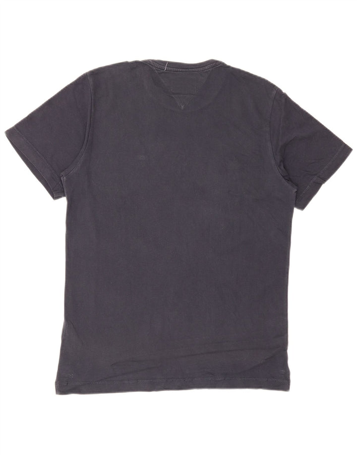 Tommy Hilfiger Herre T-shirt Top Lille marineblå bomuld