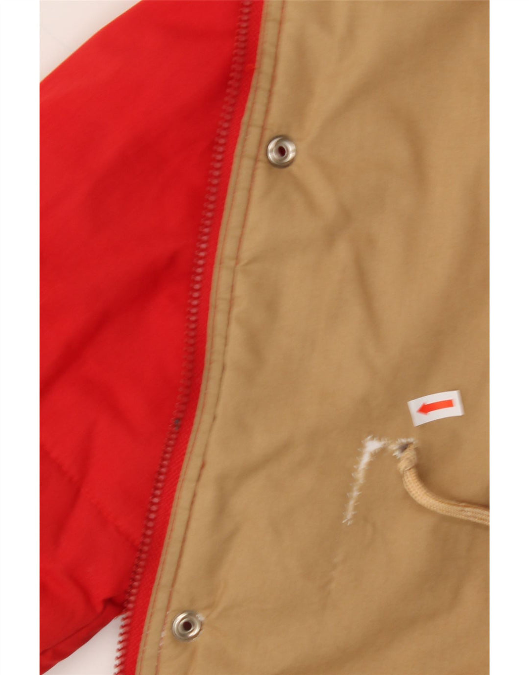 VAUDE Mens Padded Jacket UK 36 Small Red Polyester Vintage Vaude and Second-Hand Vaude from Messina Hembry 