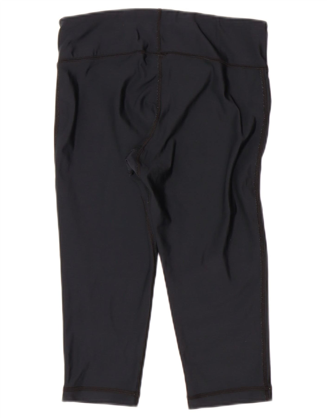 UNDER ARMOR Womens Heat Gear Capri Leggings UK 8 Small Navy Blue