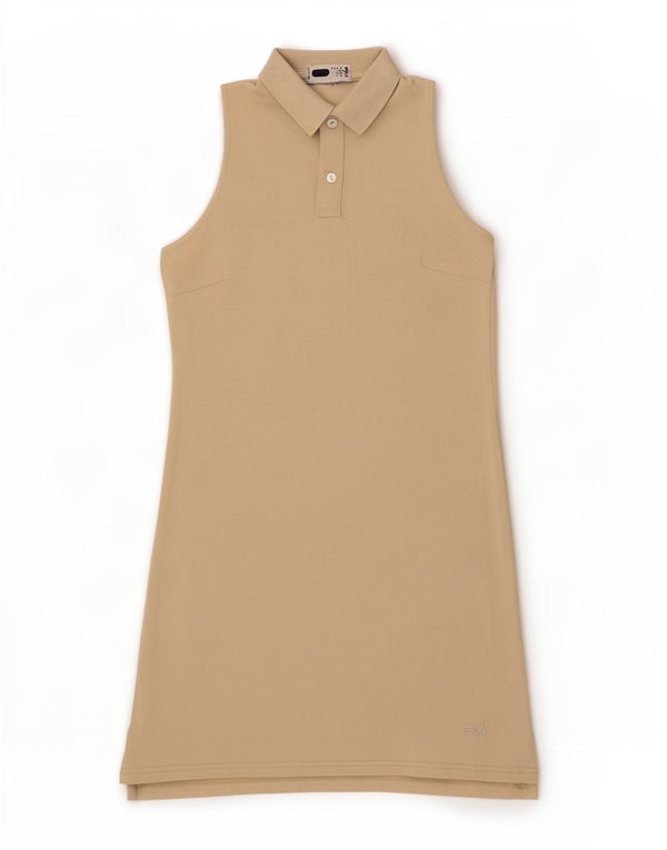 Fila ærmeløs polokjole til kvinder IT 40/42 Small Beige