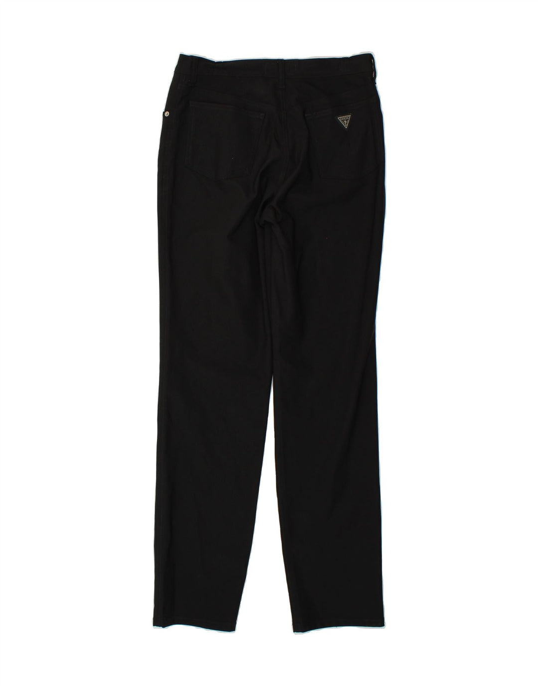 GUESS Womens Slim Casual Trousers W31 L32 Black Nylon Vintage Guess and Second-Hand Guess from Messina Hembry 