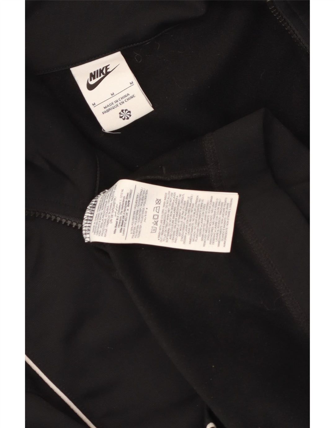 Nike træningsdragt topjakke til kvinder UK 14 Medium Sort Polyester