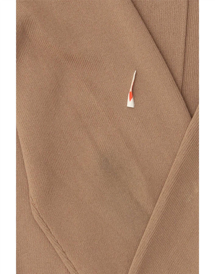 Reiss herre cardigan sweater stor brun viskose
